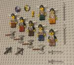 LEGO Viking Minifigure Set: 7 Warriors & Weapons