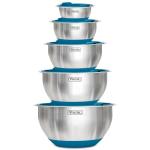 Viking Stainless Steel Mixing Bowl Set with Lids