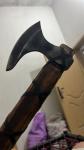Ragnar Lothbrok Viking Axe - 21" Hand-Forged Steel