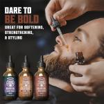 Viking Revolution Beard Oil 3-Pack for Men