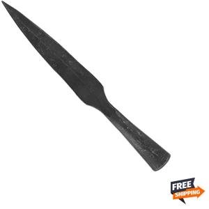 Hand Forged 11.25" Viking Spearhead for LARP