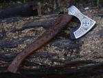 Viking Dragon Axe with Carbon Steel Blade