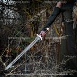 Damascus Steel Viking Sword with Scabbard
