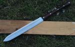Custom Carbon Steel Viking Spear Sword