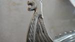 Vintage Haugurd Norway Pewter Viking Longboat