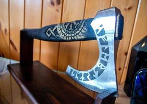 Tactical Viking Axe - Hand Forged with Sheath