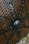 24" Brown Viking Shield for LARP and Decor