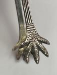 Viking Rose Sterling Silver Sugar Tongs #330