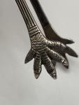 Viking Rose Sterling Silver Sugar Tongs #330