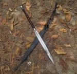 Custom Carbon Steel Blade Viking Spear Sword