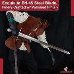 Knights Templar Sword with Carbon Steel Blade