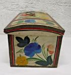 Hand-Painted Norwegian Rosemaled Tine Box
