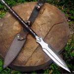 Personalized Carbon Steel Viking Spear Sword