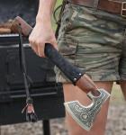 Personalized High Carbon Steel Viking Tomahawk Axe