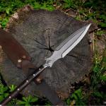 Personalized Carbon Steel Viking Spear Sword