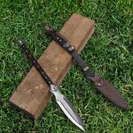Personalized Carbon Steel Viking Spear Sword