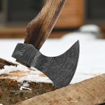 Handmade Viking Axe 16" Damascus Steel Hatchet