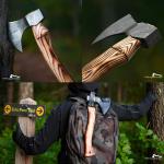 Handmade Viking Axe 16" Damascus Steel Hatchet