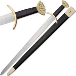 Ulfberht Viking Sword with Brass Guard, 37.5in