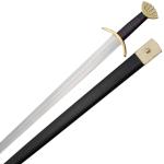 Ulfberht Viking Sword with Brass Guard, 37.5in