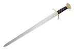 Ulfberht Viking Sword with Brass Guard, 37.5in
