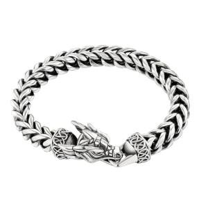 Men's Stainless Steel Viking Dragon Bracelet