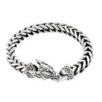 Men's Stainless Steel Viking Dragon Bracelet