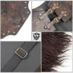 Viking Leather Chest Armor for LARP Cosplay