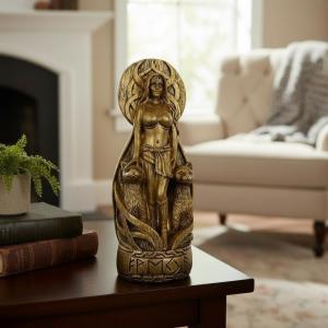 Freyja Statue with Cats - Viking Goddess 8