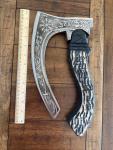 Handmade Viking Valhalla Axe with Leather Sheath
