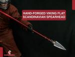 Hand-Forged Carbon Steel Viking Spear Head