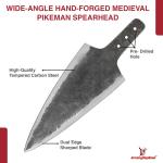 Viking Hand-Forged Carbon Steel Spear Head