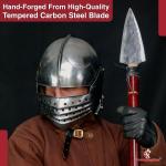 Viking Hand-Forged Carbon Steel Spear Head