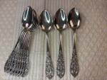 Magnus AASE Norwegian Silver Plate Dinner Spoons Set