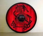 Viking 24" Wooden Shield with Metal Fittings