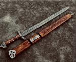 Viking Battle Ready Hand Forged Damascus Sword