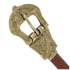 Viking Age 100% Brass Decorative Belt Buckle