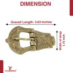 Viking Age 100% Brass Decorative Belt Buckle