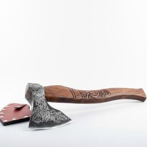 Personalized Viking Hatchet Hand Forged Carbon Steel
