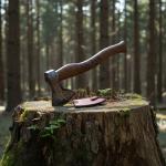 Personalized Viking Hatchet Hand Forged Carbon Steel