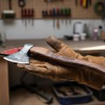 Personalized Viking Hatchet Hand Forged Carbon Steel