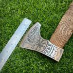 13'' Viking Bearded Axe with Sheath