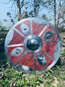 Authentic Viking Wooden Shield Wall Art