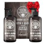 Viking Revolution Men's Biotin Shampoo and Conditioner Set