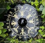 Viking Wooden Shield – Perfect Gift for Fans