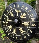 Viking Wooden Shield – Perfect Gift for Fans
