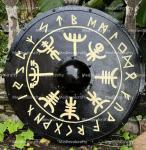 Viking Wooden Shield – Perfect Gift for Fans