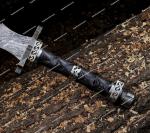 Damascus Steel Viking Valhalla Sword with Sheath