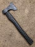 Hand-Forged Viking Tomahawk Axe with Engraving