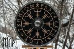 Viking Handmade Wooden Battle Shield for LARP